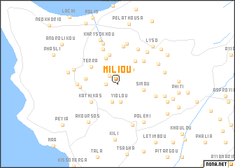 map of Miliou