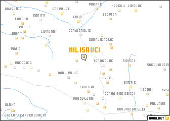 map of Milisavci