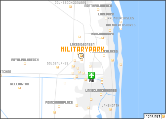 map of Military Park