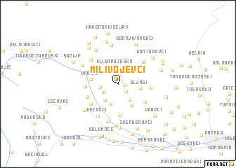 map of Milivojevci