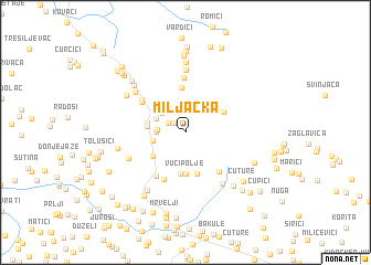 map of Miljacka