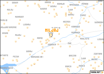 map of Miljaj