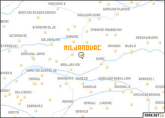 map of Miljanovac