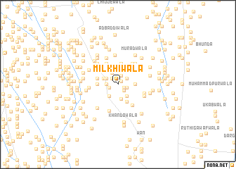 map of Milkhiwāla