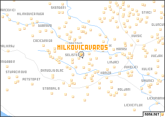 map of Milkovića Varoš
