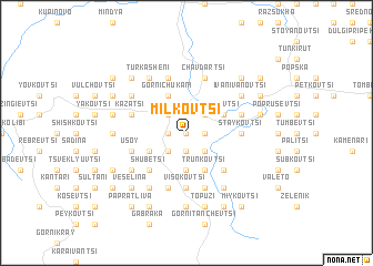 map of Milkovtsi