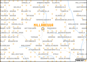 map of Millabedda