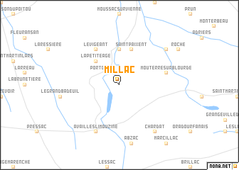 map of Millac