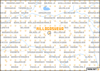 map of Millagaswewa