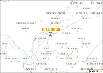 map of Millahue