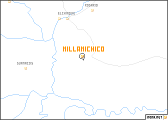 map of Milla Michico