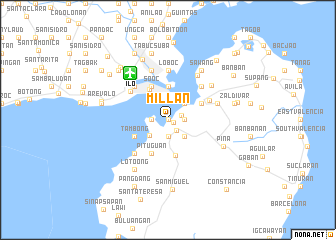 map of Millan