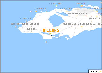 map of Millars