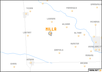 map of Milla