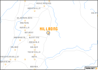 map of Millbong