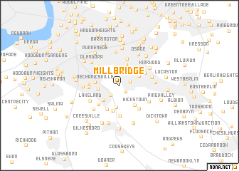 map of Millbridge