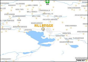 map of Mill Bridge