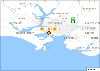 map of Millbrook