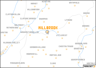 map of Millbrook