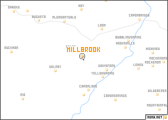 map of Millbrook