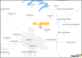 map of Millbrook