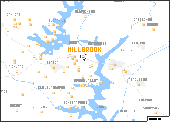 map of Millbrook