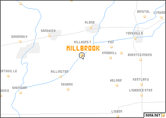 map of Millbrook