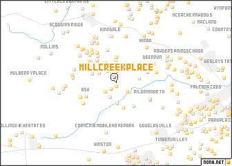 map of Mill Creek Place