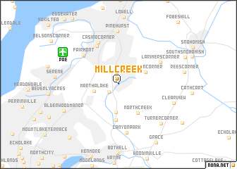 map of Mill Creek