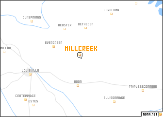 map of Millcreek
