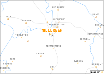 map of Millcreek