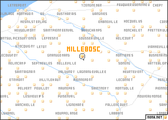 map of Millebosc