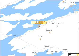 map of Millen Bay