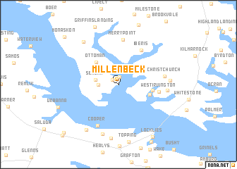 map of Millenbeck