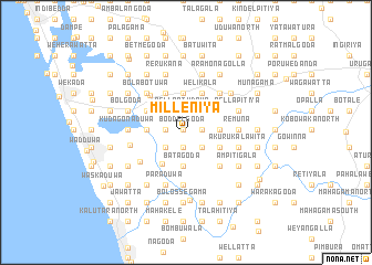map of Milleniya
