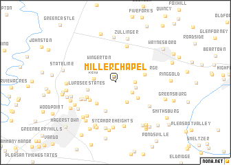 map of Miller Chapel