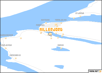 map of Millerjord