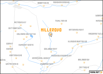 map of Millerovo