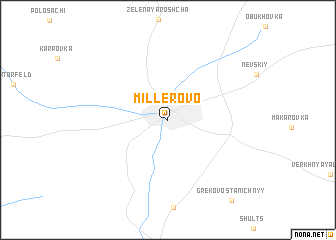 map of Millerovo