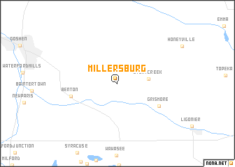 map of Millersburg