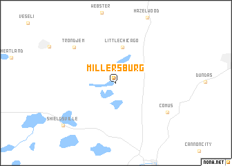 map of Millersburg