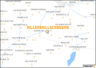 map of Millers Mills Crossing