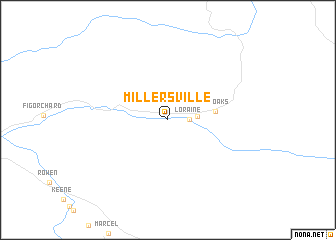 map of Millersville