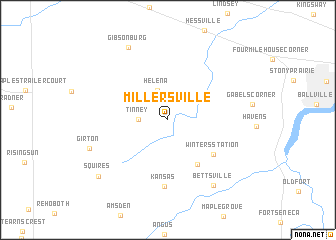 map of Millersville