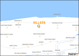 map of Millers