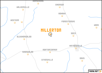 map of Millerton