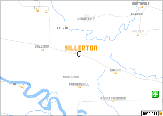 map of Millerton