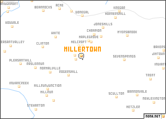 map of Millertown