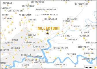 map of Millertown