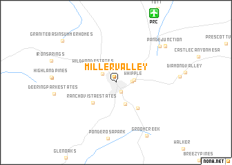 map of Miller Valley